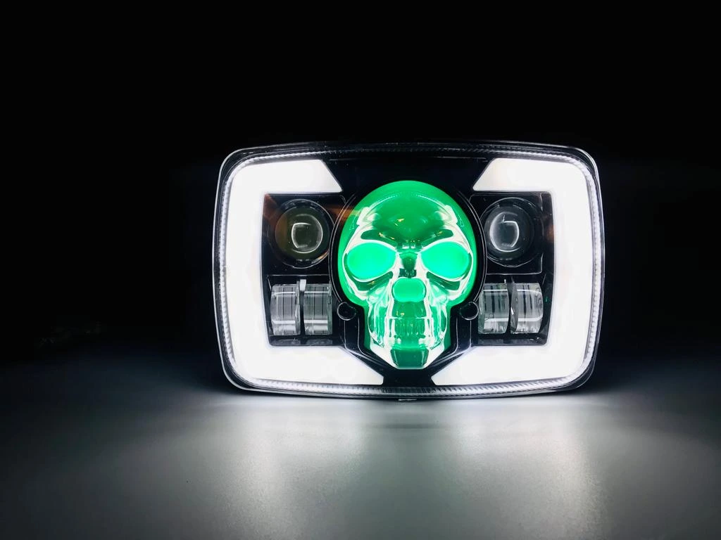 Skull Style Headlight Beam Upgraded Model Original Fitting For Honda CD70 / CG125 - Image 2